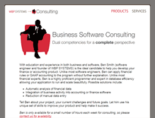 Tablet Screenshot of consulting.wbpsystems.com