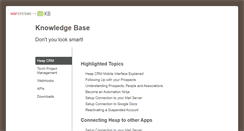 Desktop Screenshot of knowledgebase.wbpsystems.com